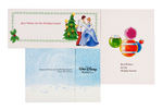 WALT DISNEY STUDIO 1970s-1980s CHRISTMAS CARD LOT.