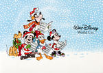 WALT DISNEY STUDIO 1970s-1980s CHRISTMAS CARD LOT.