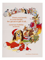 WALT DISNEY STUDIO 1970s-1980s CHRISTMAS CARD LOT.