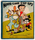 BETTY BOOP "MOVIE-LAND CUT UPS" BOXED PUZZLE SET.