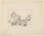 "SNOW WHITE AND THE SEVEN DWARFS" ORIGINAL DWARFS STORYBOARD ART TRIO.