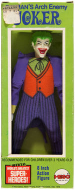 "JOKER" BOXED MEGO ACTION FIGURE.