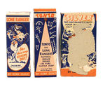 "LONE RANGER/TONTO/HI-YO SILVER" FIGURAL SOAP IN ORIGINAL BOXES.