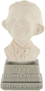 "MAD'S ALFRED E. NEUMAN WHAT - ME WORRY?" CERAMIC BUST.