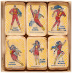 "CAPTAIN MARVEL AND MARY MARVEL ILLUSTRATED SOAP" BOXED SET.
