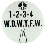 BERRIGAN BROTHERS DEFENSE BUTTON AND CLASSIC ANTI-VIETNAM WAR BUTTON.