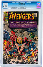 "THE AVENGERS" LARGE COMIC LOT INCLUDING CGC.