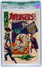 "THE AVENGERS" LARGE COMIC LOT INCLUDING CGC.