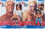 GALOOB "WCW" WRESTLING ACTION FIGURE CARDED NEAR SET.