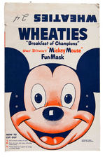 WHEATIES CEREAL BOX WITH PREMIUM COMIC BOOK & FUN MASK OFFERS.