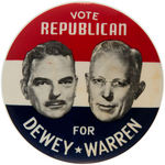 DEWEY AND WARREN THREE 1948 JUGATES.