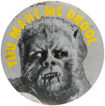 WOLFMAN AND CURSE OF THE WEREWOLF PAIR OF 1970s BUTTONS.