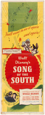 "SONG OF THE SOUTH" INSERT MOVIE POSTER/LOBBY CARD SET/PROGRAM.