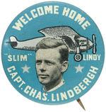 LINDBERGH PHOTO PLATE BUTTONS FROM COLLECTIBLE PIN-BACK BUTTONS.