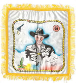 “HOPALONG CASSIDY/GOOD LUCK FROM HOPPY” PILLOW COVER PAIR.