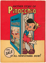 "WALT DISNEY'S PINOCCHIO AND JIMINY CRICKET" FAST-ACTION FILE COPY BOOK.