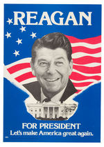 REAGAN FOUR POSTERS 1980 INCLUDING JEWISH/CITIZENS/STUDENTS.