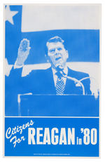 REAGAN FOUR POSTERS 1980 INCLUDING JEWISH/CITIZENS/STUDENTS.