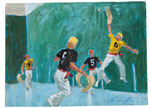 ARTHUR SARNOFF FRAN TARKENTON/ JAI-ALAI ORIGINAL ART PAIR.