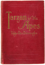 "TARZAN OF THE APES" FIRST EDITION BOOK BY EDGAR RICE BURROUGHS.