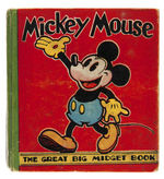 "MICKEY MOUSE - THE GREAT BIG MIDGET BOOK" ENGLISH VERSION BLB.