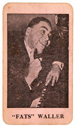 JAZZ LEGEND FATS WALLER CONCERT TICKET.