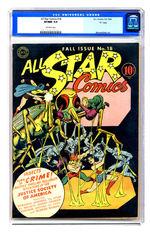 ALL STAR COMICS #18 FALL 1943 CGC 9.0 OFF-WHITE PAGES “D” COPY.