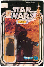 "STAR WARS - JAWA" ACTION FIGURE ON CARD.