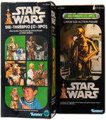 "STAR WARS - C-3PO & R2-D2 LARGE SIZE ACTION FIGURE" PAIR.