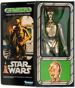 "STAR WARS - C-3PO & R2-D2 LARGE SIZE ACTION FIGURE" PAIR.