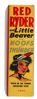 "RED RYDER AND LITTLE BEAVER ON HOOFS OF THUNDER" FILE COPY BTLB.