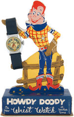 "HOWDY DOODY WRIST WATCH" WITH DIE-CUT DISPLAY.