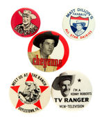 COWBOY HEROES BIG NAMES AND NOT SO BIG NAMES LOT OF FIVE.