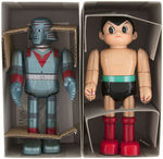 ASTRO BOY & JOHNNY SOKKO'S FLYING ROBOT BOXED WIND-UP PAIR.