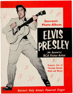 “ELVIS PRESLEY (MR. DYNAMITE) SOUVENIR PHOTO ALBUM”  VARIETY WITH DISCOGRAPHY.