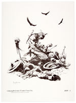 “FRAZETTA’S KUBLA KHAN” LIMITED EDITION SIGNED PORTFOLIO AND TWO BOOKS.