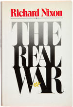 RICHARD NIXON “THE REAL WAR” SIGNED FIRST EDITION BOOK.