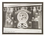 INGERSOLL MICKEY MOUSE WATCHES & CLOCKS MACY'S WINDOW DISPLAY ORIGINAL PHOTO & NEGATIVE.