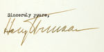 HARRY S. TRUMAN 1956 TYPED LETTER SIGNED WITH ADLAI STEVENSON REFERENCE.