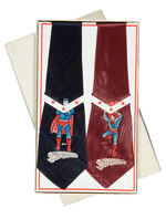 "SUPERMAN" BOXED TIE PAIR.