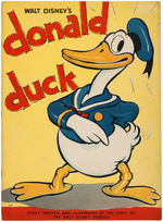 "DONALD DUCK" LINEN-LIKE BOOK.