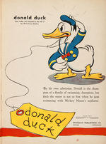 "DONALD DUCK" LINEN-LIKE BOOK.