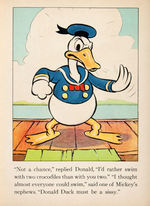 "DONALD DUCK" LINEN-LIKE BOOK.