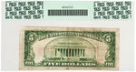 FR. 1800-1 1929 TY. 1 $5 NATIONAL NOTE THE FIRST NB YORKTOWN VA PCGS FINE 15.