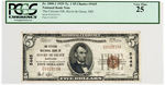 FR. 1800-1 1929 TY.1 $5 NATIONAL NOTE CITIZENS NATIONAL BANK HAVRE DE GRACE MD PCGS VERY FINE 25.