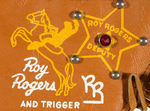 "ROY ROGERS DEPUTY" SUEDE GLOVES.