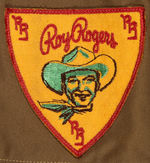 ROY ROGERS CHILDS HUNTING JACKET WITH PATCH AND DELL COMIC.