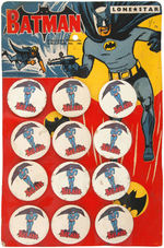 "BATMAN" BUTTONS STORE DISPLAY.