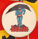 "BATMAN" BUTTONS STORE DISPLAY.