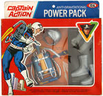 "CAPTAIN ACTION ANTI-GRAVITATIONAL POWER PACK" BOXED ACCESSORY SET.